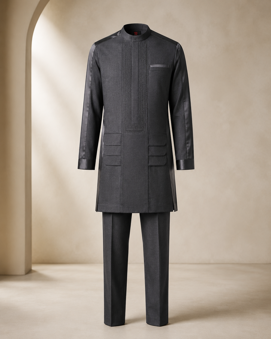 Red Fashion elite Gen Z native outfit